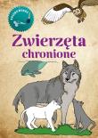 Kolorowanka Zwierzęta chronione. Autor: Katarzyna Kopiec-Sekieta. Dadada.pl Okładka książki Kolorowanka Zwierzęta chronione