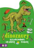 Kolorowanki na każdą pogodę. Dinozaury. Autor: Opracowanie zbiorowe. Dadada.pl Okładka książki Kolorowanki na każdą pogodę. Dinozaury