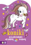 Kolorowanki na każdą pogodę. Koniki. Autor: Opracowanie zbiorowe. Dadada.pl Okładka książki Kolorowanki na każdą pogodę. Koniki