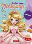 Okładka książki Kolorowe królewny z naklejkami