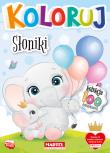 Okładka książki Koloruj - Słoniki
