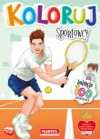 Okładka książki koloruj - Sportowcy