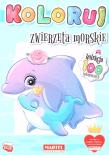 Okładka książki Koloruj. Zwierzęta morskie