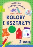 Kolory i kształty. Dino i Zauruś 2-latek.  Akademia mądrego malucha. Autor: Emilia Matyka, Brydak Piotr. Dadada.pl Okładka książki Kolory i kształty. Dino i Zauruś 2-latek.  Akademia mądrego malucha