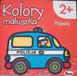 Kolory maluszka Pojazdy. Autor: Piotr Kozera. Dadada.pl Okładka książki Kolory maluszka Pojazdy