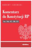 Komentarz do Konstytucji RP art. 146, 147, 150, 15. Autor: Izdebski Hubert. Dadada.pl Okładka książki Komentarz do Konstytucji RP art. 146, 147, 150, 15