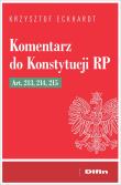 Okładka książki Komentarz do Konstytucji RP art. 213, 214, 215