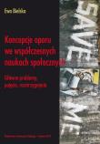 Okładka książki Koncepcje oporu we współczesnych naukach...