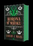 Korona w mroku. Szklany Tron. Tom 2 wyd. 2025. Autor: Sarah J. Maas. Dadada.pl Okładka książki Korona w mroku. Szklany Tron. Tom 2 wyd. 2025