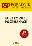Okładka książki Koszty 2023 po zmianach