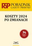Okładka książki Koszty 2024 po zmianach