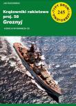 Krążowniki rakietowe proj. 58 Groznyj. Autor: Jan Radziemski. Dadada.pl Okładka książki Krążowniki rakietowe proj. 58 Groznyj