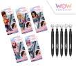 Opakowanie Kredka do oczu ze stempelkami do ozdabiania twarzy WOW mix wzorów