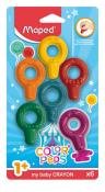 Opakowanie Kredki Baby Colorpeps Early Age blister 6szt
