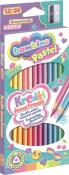 Opakowanie Kredki dwustronne trójkątne Bambino Pastel 12 sztuk/24 kolory