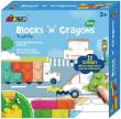 Opakowanie Kredki klocki- pojazdy