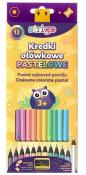 Opakowanie Kredki ołówkowe pastelowe Strigo 12 kolorów
