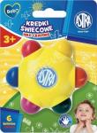 Kredki świecowe Astra Baby gwiazdki 6 kolorów. Wydawca: ASTRA art-pap. Dadada.pl Opakowanie Kredki świecowe Astra Baby gwiazdki 6 kolorów