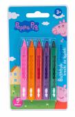 Opakowanie Kredki świecowe do kąpieli 5kol Peppa Pig ASTRA