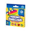 Kredki świecowe okrągłe Astra 12 kolorów. Wydawca: ASTRA art-pap. Dadada.pl Opakowanie Kredki świecowe okrągłe Astra 12 kolorów