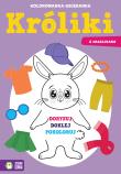 Okładka książki Króliki. Kolorowanka-ubieranka