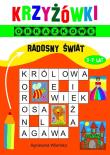 Krzyżówki obrazkowe Radosny świat. Autor: Wileńska Agnieszka. Dadada.pl Okładka książki Krzyżówki obrazkowe Radosny świat