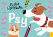 Książka do kolorowania. Psy. Autor: Opracowanie zbiorowe. Dadada.pl Okładka książki Książka do kolorowania. Psy