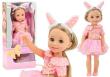 Lalka w różowej sukience 38cm. Wydawca: Leantoys. Dadada.pl Opakowanie Lalka w różowej sukience 38cm