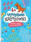 Łamigłówki i krzyżówki. Ciekawe zadania dla przedszkolaków 6+. Autor: Beata Karlik. Dadada.pl Okładka książki Łamigłówki i krzyżówki. Ciekawe zadania dla przedszkolaków 6+