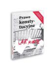 Last Minute prawo konstytucyjne 2022. Autor: Bogusław Gąszcz. Dadada.pl Okładka książki Last Minute prawo konstytucyjne 2022