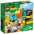 Opakowanie Lego DUPLO 10931 (4szt) Ciężarówka i koparka gąsienicowa