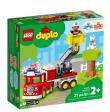 Lego DUPLO 10969 Wóz strażacki. Autor: Duplo. Dadada.pl Okładka książki Lego DUPLO 10969 Wóz strażacki