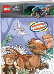 Okładka książki Lego Jurassic World Kolorowanka z naklejkami NA-6203
