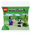 Opakowanie LEGO(R) MINECRAFT 30672 (30szt) Steve i mala panda