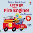 Let's go on a Fire Engine. Autor: Taplin Sam. Dadada.pl Okładka książki Let's go on a Fire Engine