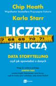 Liczby się liczą. Data storytelling, czyli jak opowiadać o danych. Autor: Chip Heath, Starr Karla. Dadada.pl Okładka książki Liczby się liczą. Data storytelling, czyli jak opowiadać o danych