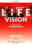 Life Vision Pre-Intermediate WB+online+multimedia. Autor: Helen Halliwell, Thomas Johannsen, Sarah Walker. Dadada.pl Okładka książki Life Vision Pre-Intermediate WB+online+multimedia