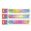 Opakowanie Linijka 20cm elastyczna tęczowa MIX