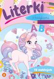 Literki z kucykami. Autor: WYDAWNICTWO SKRZAT. Dadada.pl Okładka książki Literki z kucykami