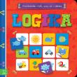 Logika. Przedszkolak myśli, uczy się i nakleja. Autor: Podgórska Anna. Dadada.pl Okładka książki Logika. Przedszkolak myśli, uczy się i nakleja