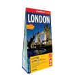 Londyn (London) laminowany plan miasta 1:17 500. Autor: Opracowanie zbiorowe. Dadada.pl Okładka książki Londyn (London) laminowany plan miasta 1:17 500