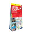 Lublin i Świdnik papierowy plan miasta 1:20 000. Autor:   Praca zbiorowa. Dadada.pl Okładka książki Lublin i Świdnik papierowy plan miasta 1:20 000