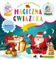 Magiczna gwiazdka. Blok kolorowanek + naklejki. Autor: Opracowanie zbiorowe. Dadada.pl Okładka książki Magiczna gwiazdka. Blok kolorowanek + naklejki