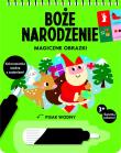 Opakowanie Magiczne obrazki Boże Narodzenie + pisak wodny