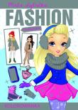 Okładka książki Mała stylistka Fashion z naklejkami. Zima