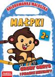 Okładka książki Małpki. Kolorowanka maluszka