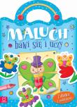 Maluch bawi się i uczy. Zabawa z naklejkami. Autor: Opracowanie zbiorowe. Dadada.pl Okładka książki Maluch bawi się i uczy. Zabawa z naklejkami