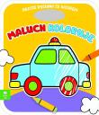 Maluch koloruje auto. Autor:   Praca zbiorowa. Dadada.pl Okładka książki Maluch koloruje auto