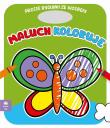 Maluch koloruje motyl. Autor:   Praca zbiorowa. Dadada.pl Okładka książki Maluch koloruje motyl