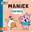 Maniek powtarza. Autor: Agnieszka Matz. Dadada.pl Okładka książki Maniek powtarza